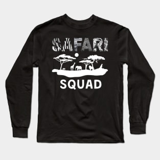 Safari Squad Wild Animals Zoo Long Sleeve T-Shirt